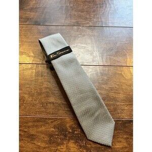 Ben Sherma Mens Casual Patterned Silk Blend Tie NEw